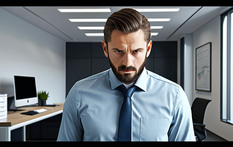 Prompt 1: Focused Professional in a Modern Office**